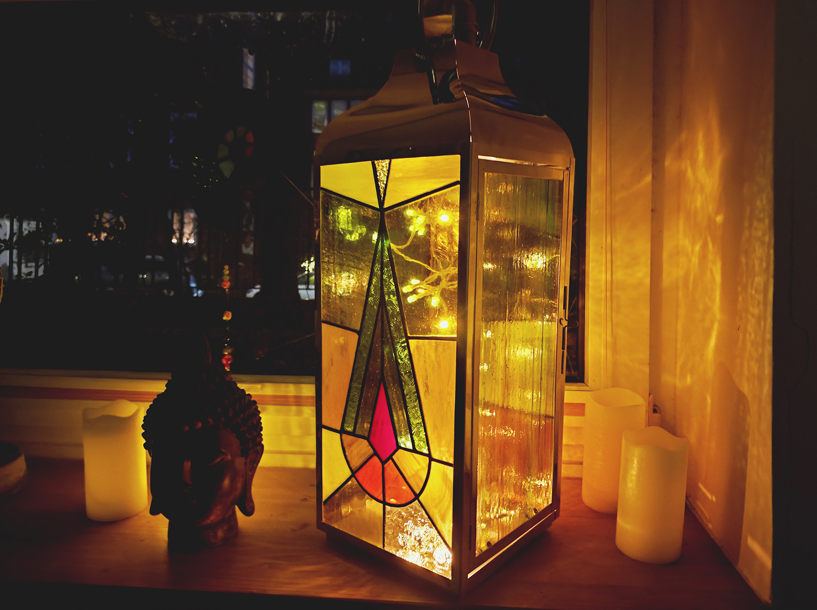 Upcycling, Tiffany Laterne